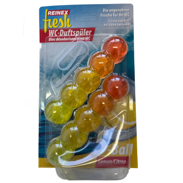 Reinex fresh WC-Duftspüler 5-Ball 1 Packung = 2 x 35 g - Bild-Darstellung des Produktes 1