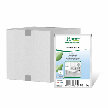 TANA TANET SR 13 Alkoholreiniger, streifen- und schlierenfrei 1 Karton = 200 Dosierbeutel à 40 ml - Bild-Darstellung des Produktes 1