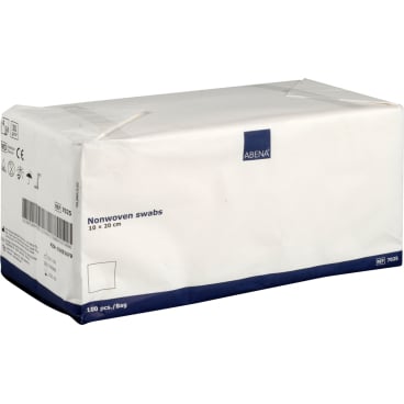 ABENA® Vlieskompresse, unsteril, weiß 1 Packung = 100 Stück, 10 x 20 cm - Bild-Darstellung des Produktes 1