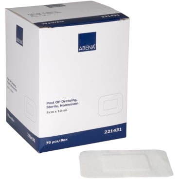 ABENA® Post-OP-Verband, steril 1 Packung = 70 Stück, 8 x 10 cm - Bild-Darstellung des Produktes 1