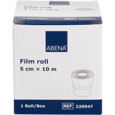 ABENA® Folien Filmverband, unsteril, 10 m 1 Packung = 1 Rolle, 5 cm - Bild-Darstellung des Produktes 1