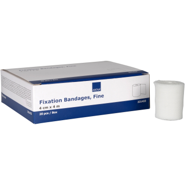 ABENA® Fixierbinden, 4 m, Mehrweg 1 Packung = 20 Rollen, 4cm - Bild-Darstellung des Produktes 1