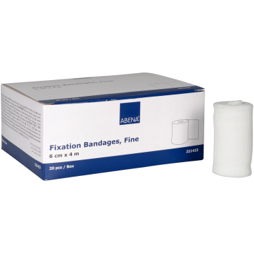 ABENA® Fixierbinden, 4 m, Mehrweg 1 Packung = 20 Rollen, 6cm - Bild-Darstellung des Produktes 1