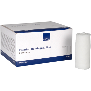ABENA® Fixierbinden, 4 m, Mehrweg 1 Packung = 20 Rollen, 8cm - Bild-Darstellung des Produktes 1