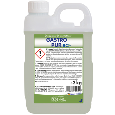 Dr. Schnell Fettlöser GASTRO PUR eco, Konzentrat 2 kg - LEAK SAFE Flasche - Bild-Darstellung des Produktes 1