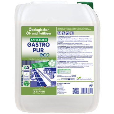 Dr. Schnell Fettlöser GASTRO PUR eco, Konzentrat 10 Liter - SAFE Kanister - Bild-Darstellung des Produktes 1