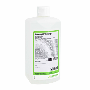 Antiseptica Händedesinfektion Manorapid Synergy, viruzid 0,5 Liter - Flasche - Bild-Darstellung des Produktes 1