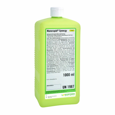 Antiseptica Händedesinfektion Manorapid Synergy, viruzid 1 Liter - Flasche - Bild-Darstellung des Produktes 1