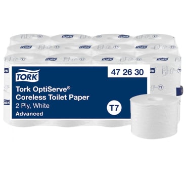 Tork OptiServe® Toilettenpapier, 2-lagig, weiß 1 Paket = 24 Rollen à 820 Blatt - Bild-Darstellung des Produktes 1