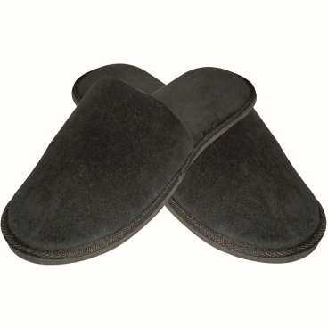 HYGOSTAR® Black Deluxe Hotelslipper - geschlossen 1 Karton = 100 Paar, Einheitsgröße, schwarz - Bild-Darstellung des Produktes 1