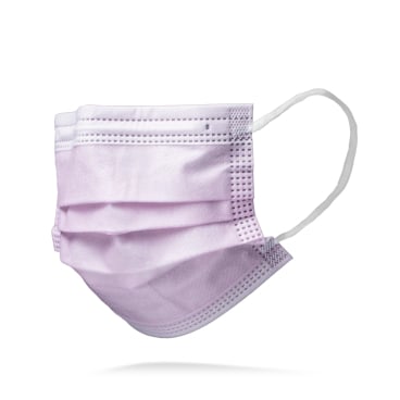 STYLE GIRLS Einmalmundschutz, rosa, 3-lagig 1 Karton = 10 Packungen à 50 Stück - Bild-Darstellung des Produktes 1