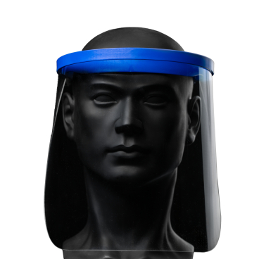 SolidSafety Ersatz Gesichtsschutz Schild, transparent 1 Karton = 20 Packungen à 5 Stück - Bild-Darstellung des Produktes 1