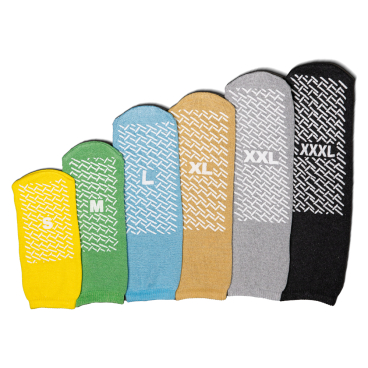 ECO-PLUS Antirutschsocken, doppelseitige Noppen 1 Packung = 50 Paar, Größe L (Gr. 39 - 41), Farbe: blau - Bild-Darstellung des Produktes 1