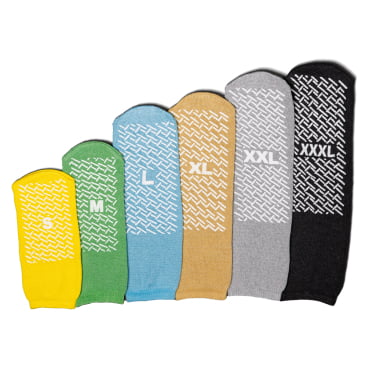 ECO-PLUS Antirutschsocken, doppelseitige Noppen 1 Paar, Größe XL (42 - 43), Farbe: beige - Bild-Darstellung des Produktes 1