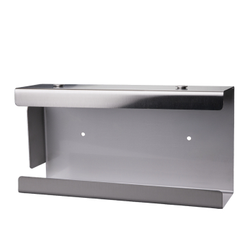 Handschuhspender, Stecksystem, Edelstahl, silber Maße (B x H x L): 13 x 7,5 x 25 cm - Bild-Darstellung des Produktes 1