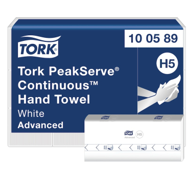 Tork PeakServe® Endlos™ Handtuchpapier, H5, 22 x 20,1 cm, 1-lagig 1 Karton = 12 Packungen à 270 Tücher - Bild-Darstellung des Produktes 1