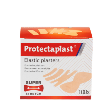 Protectaplast Super Stretch elastisches Pflaster, beige sortierte Box, 100 Stück - Bild-Darstellung des Produktes 1