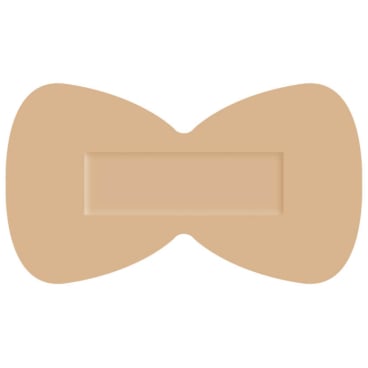 Protectaplast Waterproof wasserabweisendes Pflaster, beige Maße 68 x 38 mm (Butterfly), 50 Stück - Bild-Darstellung des Produktes 1