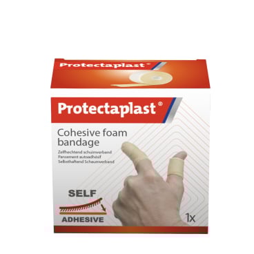 Protectaplast Foam bandage Schaumverband, beige Maße 6 cm x 4,5 m - Bild-Darstellung des Produktes 1