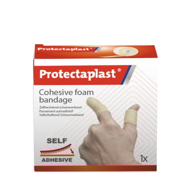 Protectaplast Foam bandage Schaumverband, beige Maße 3 cm x 4,5 m - Bild-Darstellung des Produktes 1
