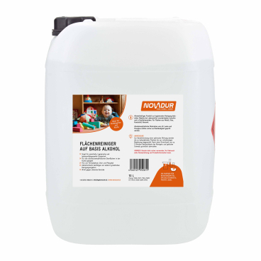 NOVADUR Flächenreiniger auf Basis Alkohol 10 l - Kanister - Bild-Darstellung des Produktes 1