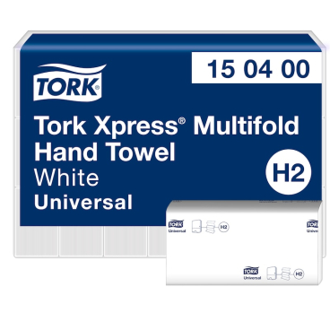 Tork Xpress® Multifold Papierhandtücher, H2, 24 x 21,3 cm 1 Karton = 21 Packungen à 190 Tücher - Bild-Darstellung des Produktes 1