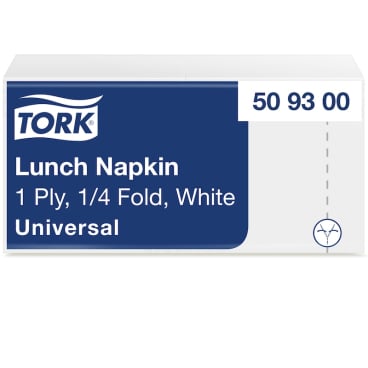 Tork Lunchservietten, 33 x 33 cm, weiß 1 Packung = 500 Stück - Bild-Darstellung des Produktes 1