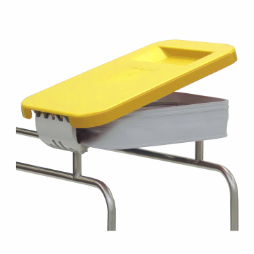 Kunststoffdeckel für Wäschesammler & Stationswagen gelb - Bild-Darstellung des Produktes 1