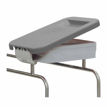 Kunststoffdeckel für Wäschesammler & Stationswagen grau - Bild-Darstellung des Produktes 1