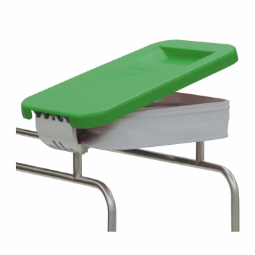 Kunststoffdeckel für Wäschesammler & Stationswagen grün - Bild-Darstellung des Produktes 1