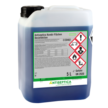 Antiseptica Kombi Flächen Desinfektion, Desinfektionsmittel 5 Liter - Kanister - Bild-Darstellung des Produktes 1