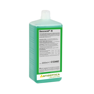Antiseptica Flächendesinfektionsmittel Descocid N, Konzentrat 1000 ml - Flasche (1 Karton = 6 Flaschen) - Bild-Darstellung des Produktes 1