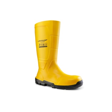 DUNLOP® JobGuard Full Safety ESD Gummistiefel S5, gelb/schwarz Größe 38 - Bild-Darstellung des Produktes 1
