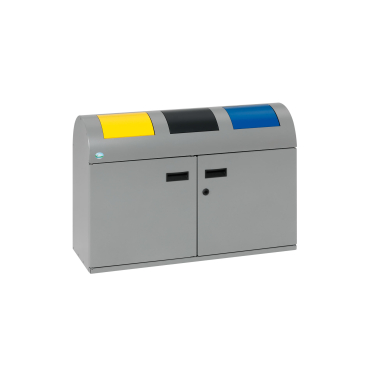 VAR Wertstoffsammelstation WSS 50 R Farbe: Silber - Bild-Darstellung des Produktes 1