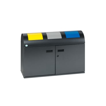 VAR Wertstoffsammelstation WSS 50 R Farbe: Antiksilber - Bild-Darstellung des Produktes 1