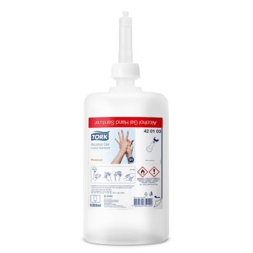 Tork Desinfektionsgel S1 System, VAH gelistet 1 Karton = 6 Flaschen à 1 Liter - Bild-Darstellung des Produktes 1