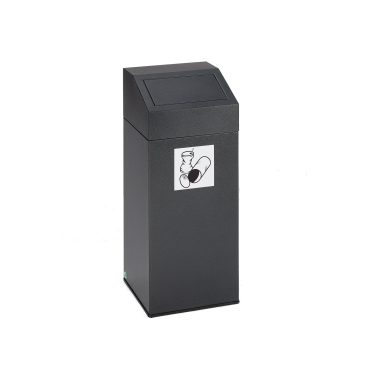 VAR Wertstoffsammler 45 L Farbe: antik-silber, struktur - Bild-Darstellung des Produktes 1