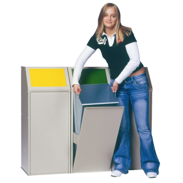 VAR Wertstoffsammelgerät Typ WSG 69 L Farbe: gelb - Bild-Darstellung des Produktes 1