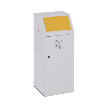 VAR Wertstoffsammler Typ WSG 69 mit Fronttür Farbe: gelb - Bild-Darstellung des Produktes 1