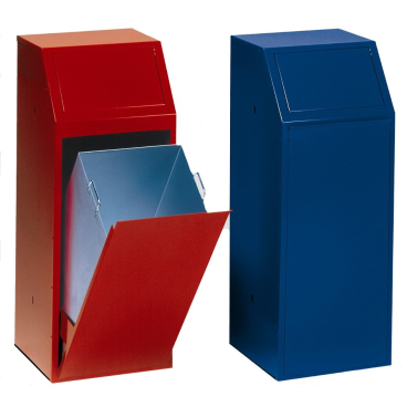 VAR Wertstoffsammler Model P 80 Farbe: enzianblau - Bild-Darstellung des Produktes 1