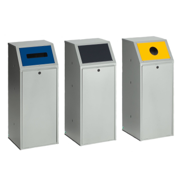 VAR Wertstoffsammler WSG 69 KTS Einwurfklappe: blau, gestanzt, fest - Bild-Darstellung des Produktes 1