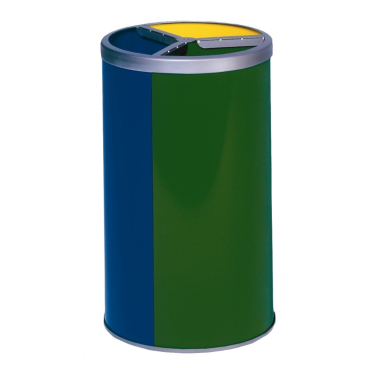 VAR Wertstoffstation 3-fach Behälter: gelb, blau, grün - Bild-Darstellung des Produktes 1