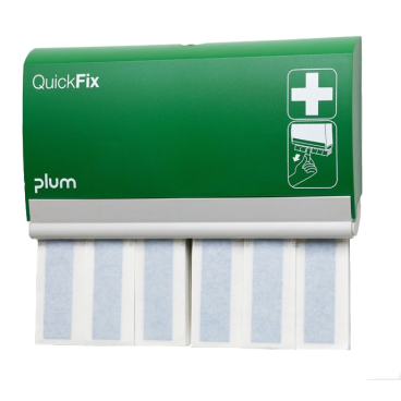 Plum QuickFix Pflasterspender Detectable Long 1 Spender - inkl. 2 x 30 detectable Fingerverbände 12 x 2 cm - Bild-Darstellung des Produktes 1