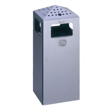 VAR Abfallsammler/Ascher H 92 Korpus anthrazit/Tür silber - Bild-Darstellung des Produktes 1