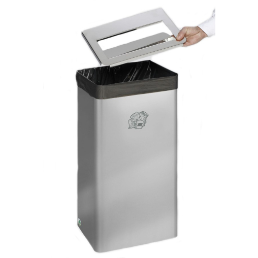 VAR Papierkorb B 31 Edelstahl