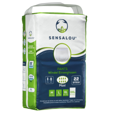 Sensalou Windel Pants für Erwachsene Maxi - Größe XXL Windelhosen, Inkontinenz Windeln 22 Stück - Bild-Darstellung des Produktes 1