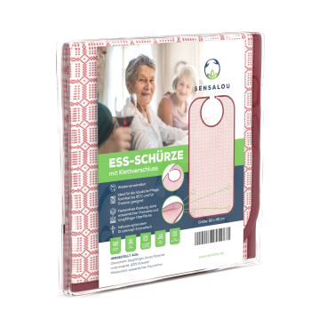 Sensalou Erwachsenen Lätzchen Ess-Schürze Klecker-Latz mit Klettverschluss 90 x 45 cm - Bild-Darstellung des Produktes 1