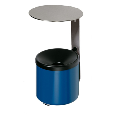 VAR Wandascher WH 16 mit Dach Farbe: enzianblau - Bild-Darstellung des Produktes 1
