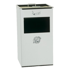 VAR GmbH VAR Wandascher Typ WH 66, ohne Einwurfklappe, Farbe: silber 1469