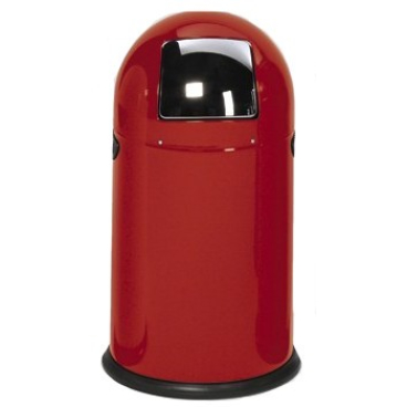 VAR Abfallsammler ohne Pedal, 52 Liter Farbe: rot - Bild-Darstellung des Produktes 1